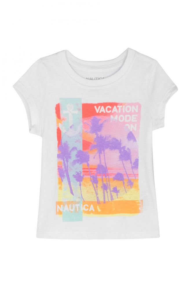 חולצה עם הדפס VACATION MODE לפעוטות (2T-4T)