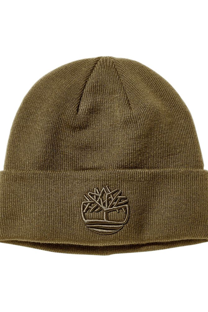 כובע צמר עם רקמת לוגו תלת מימדית