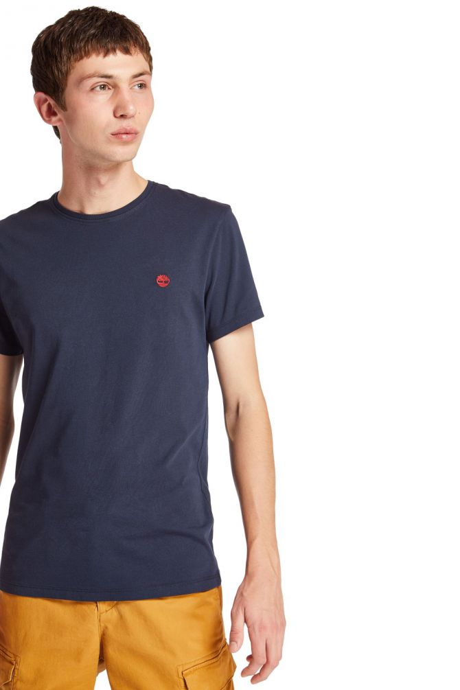 טי שירט טימברלנד עם רקמת לוגו