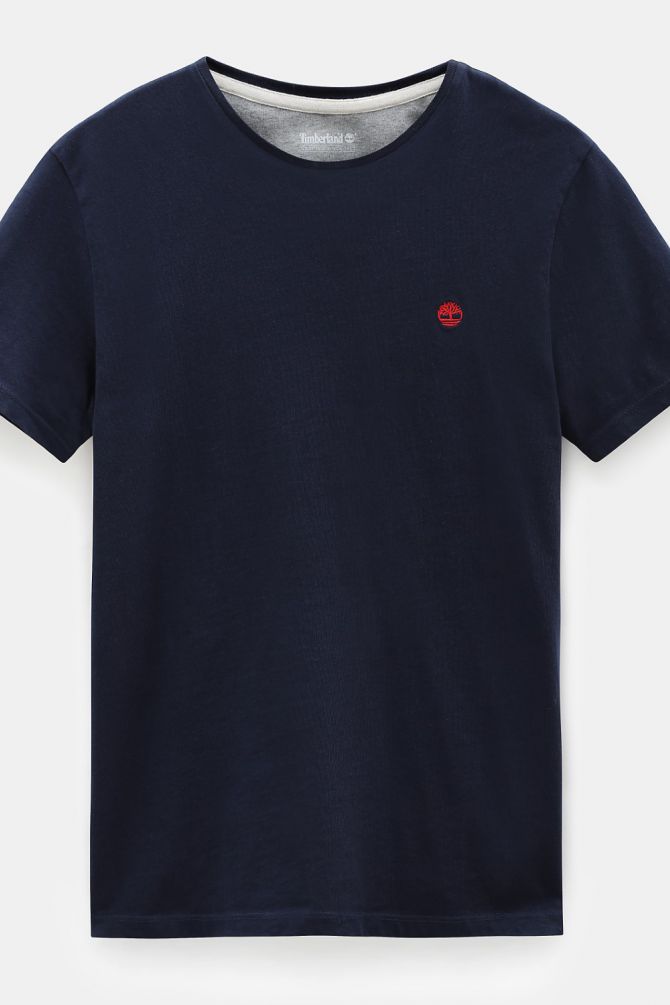 טי שירט טימברלנד עם רקמת לוגו