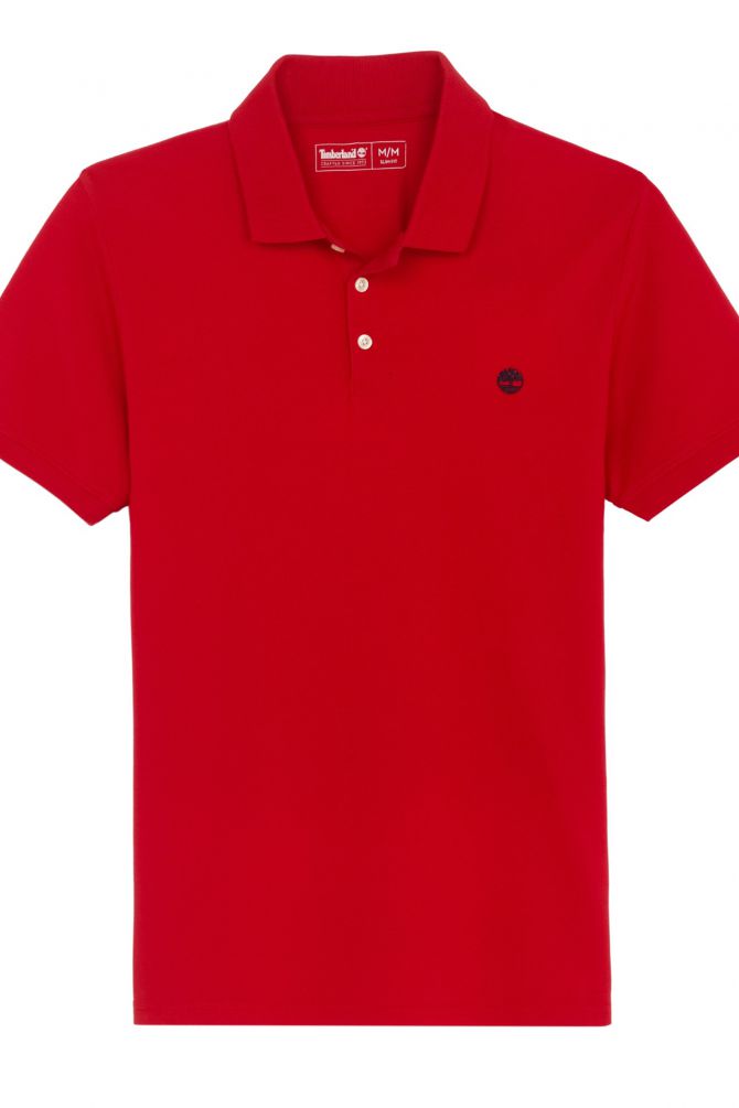 חולצת פולו בגזרת SLIM FIT עם רקמת לוגו