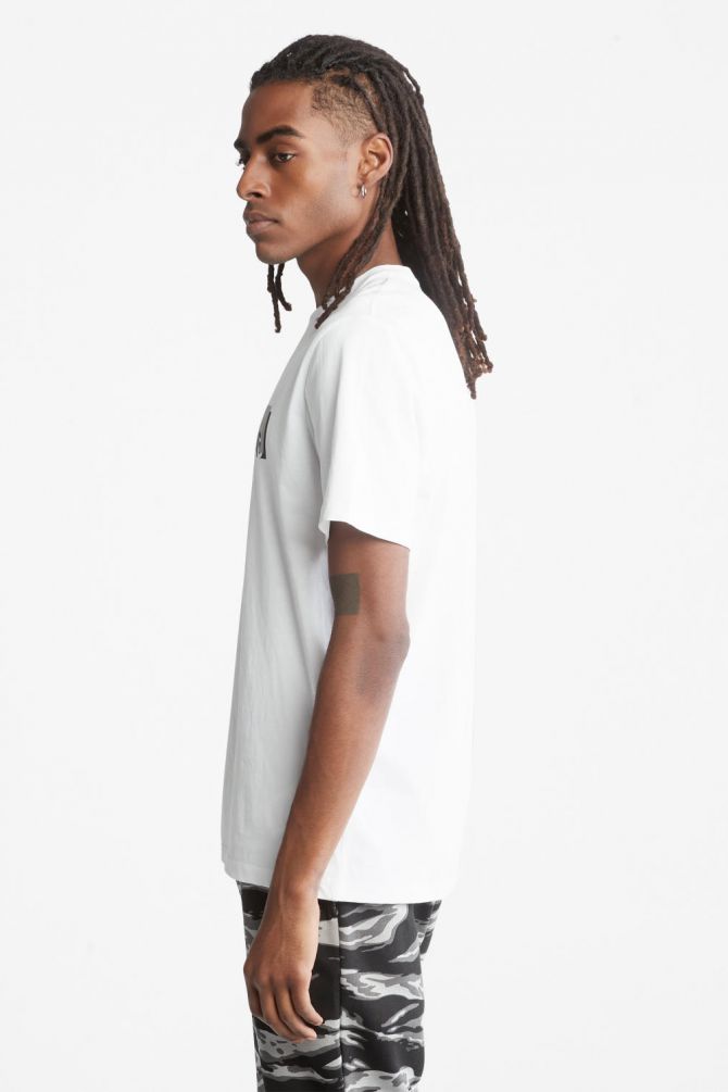 טי שירט לגבר עם הדפס TIMBERLAND לינארי בחזית