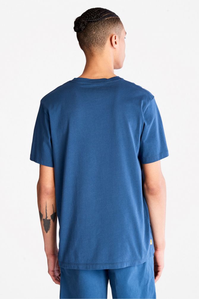 טי שירט לגבר עם הדפס TIMBERLAND לינארי בחזית