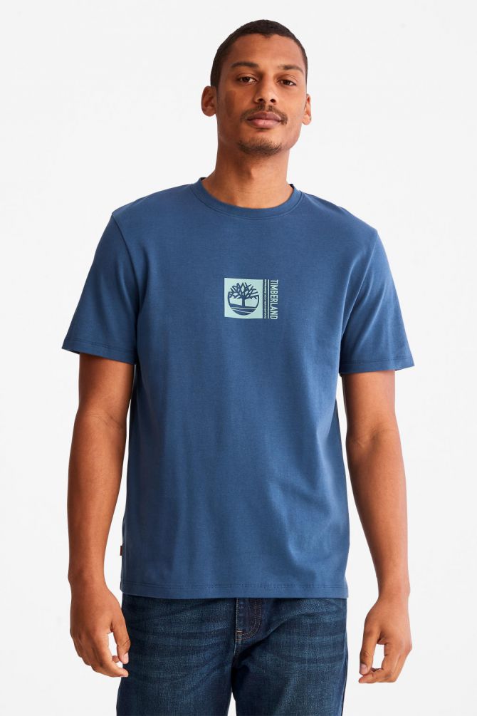 טי שירט לגבר עם הדפס מיני לוגו TIMBERLAND