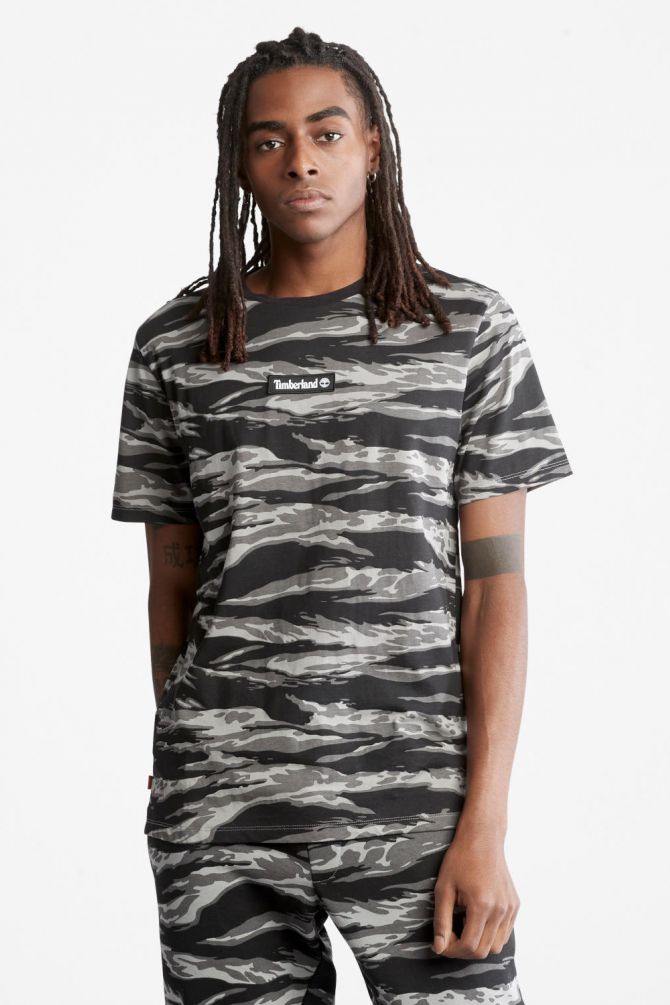 טי שירט לגבר WHITE TIGER