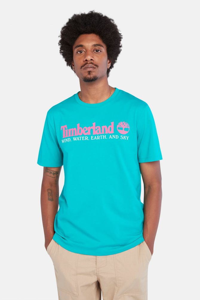 טי שירט לגבר WIND,WATER,EARTH & SKY