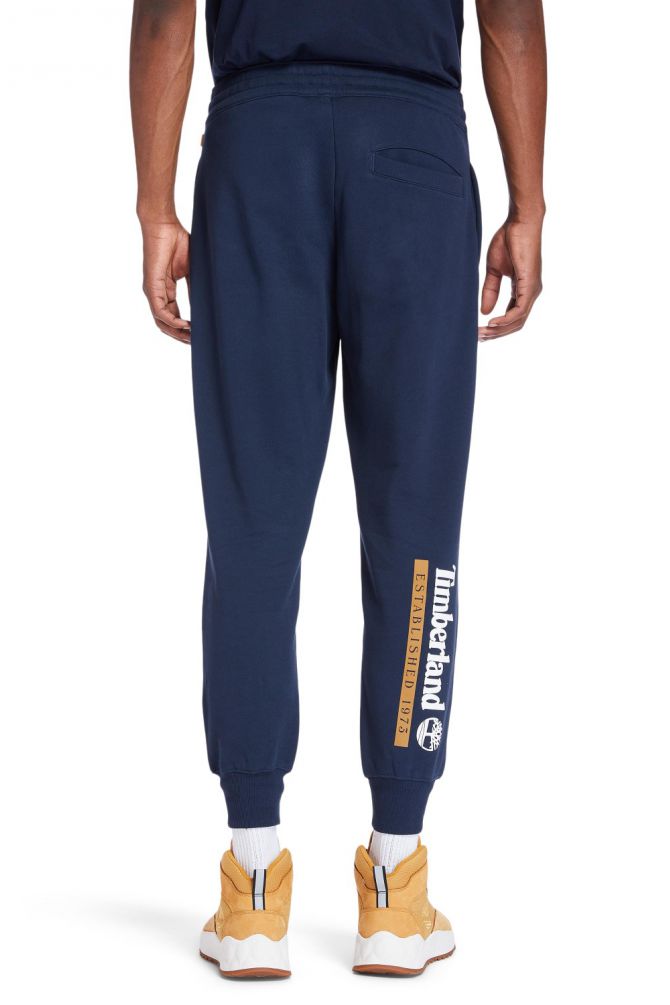 מכנסי טרנינג עם הדפס לוגו