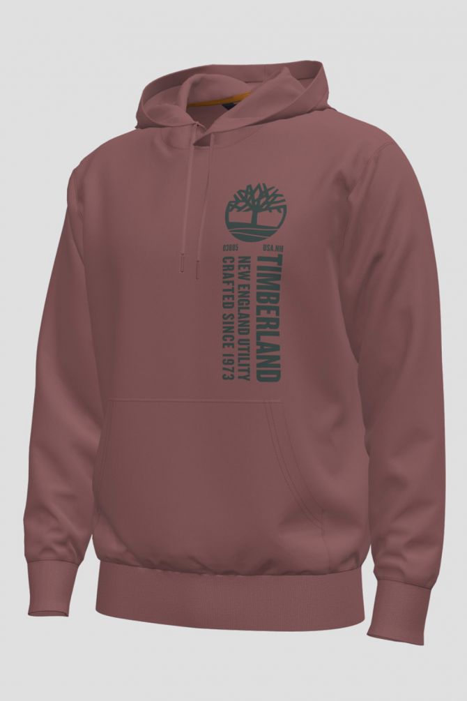 סווטשירט עם הדפס ”לוגו עץ”