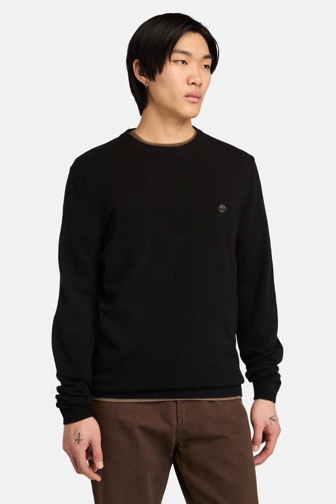 סריג עם פתח צוואר עגול