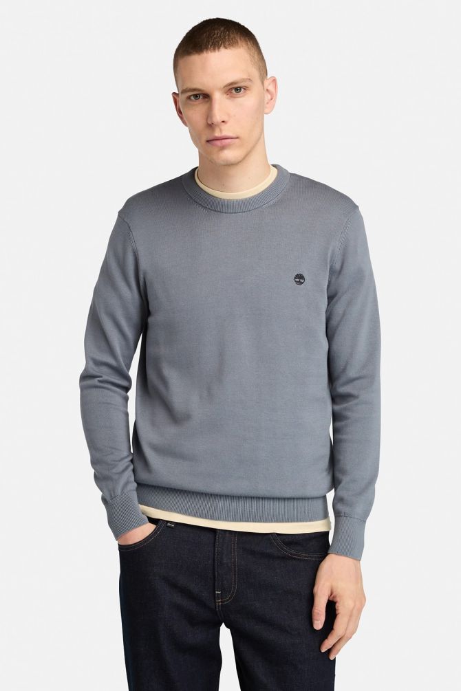 סריג עם פתח צוואר עגול