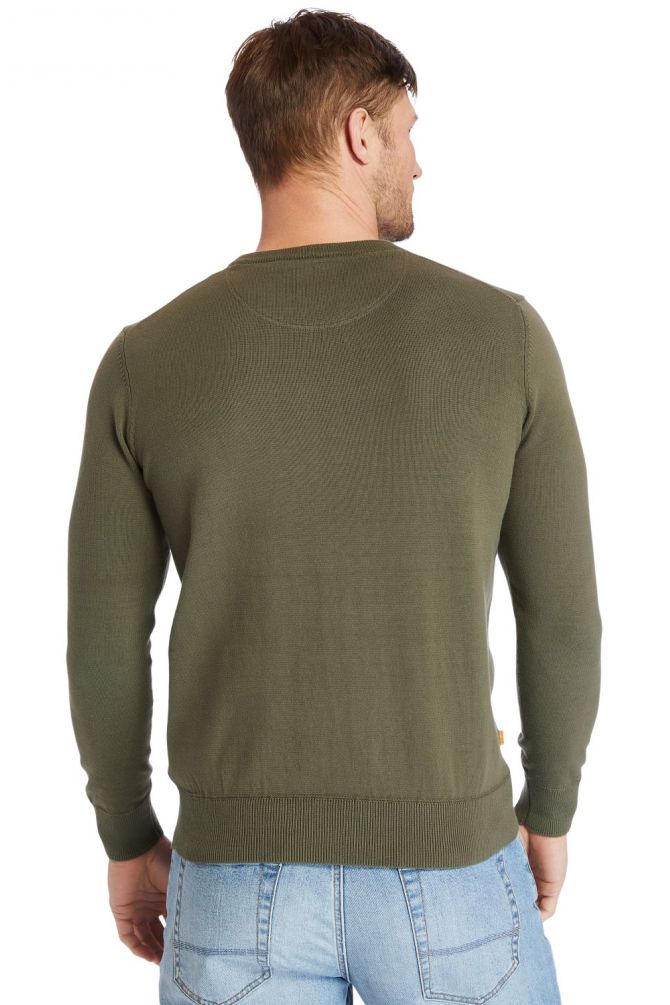 סריג עם פתח צוואר עגול