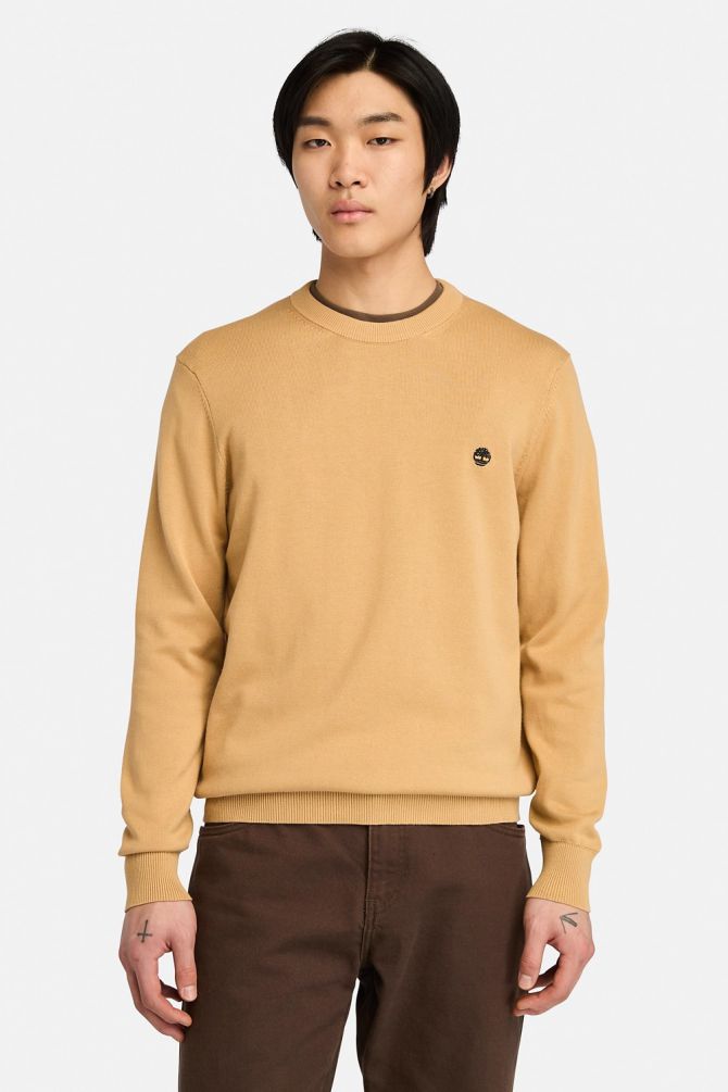 סריג עם פתח צוואר עגול