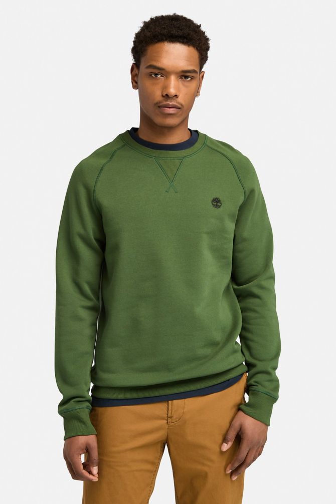 סווטשירט חלק עם רקמת לוגו