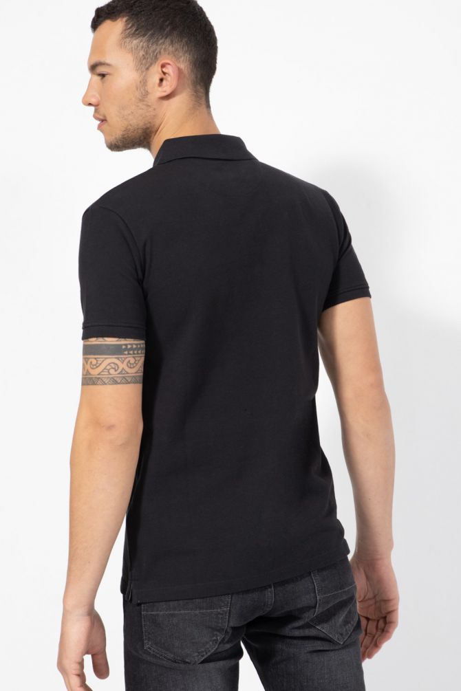 חולצת פולו פיקה SLIM FIT עם רקמת לוגו