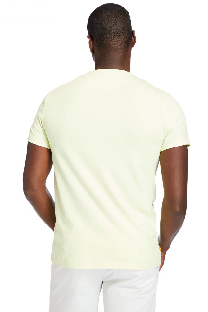 טי שירט ג’רסי מפתח עגול עם רקמת לוגו