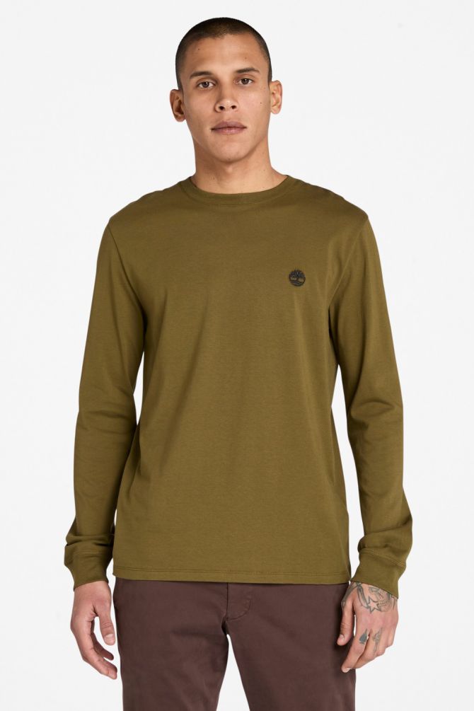 טי שירט SLIM FIT עם רקמת לוגו