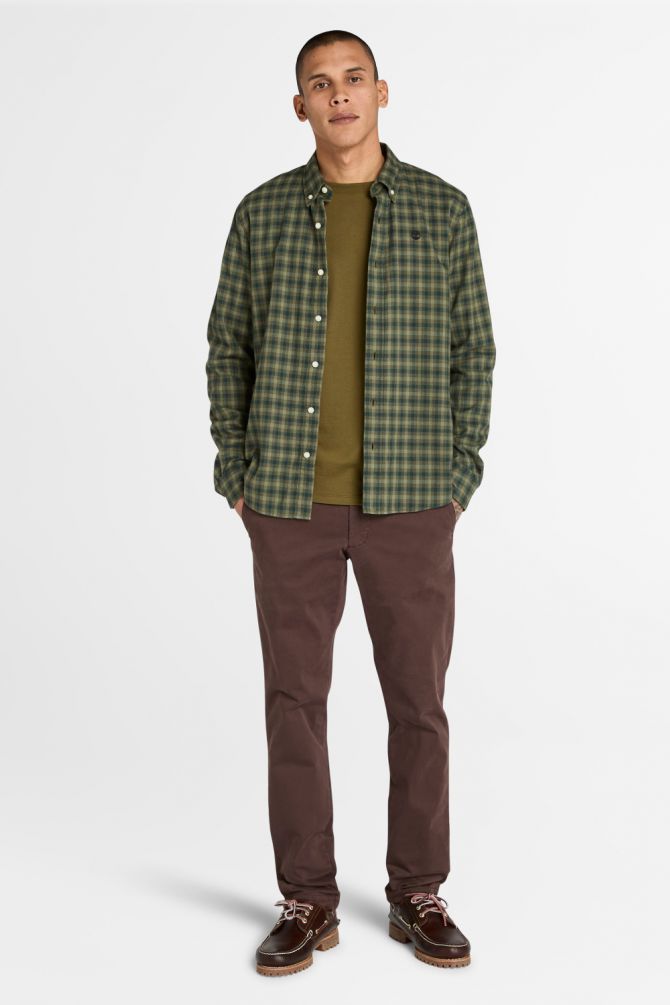 טי שירט SLIM FIT עם רקמת לוגו