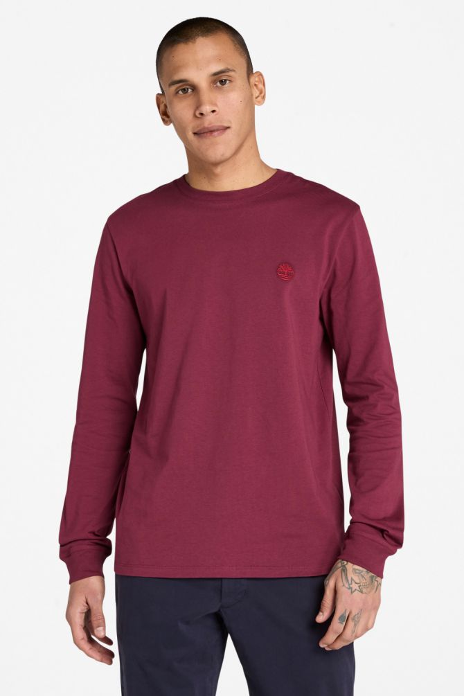 טי שירט SLIM FIT עם רקמת לוגו