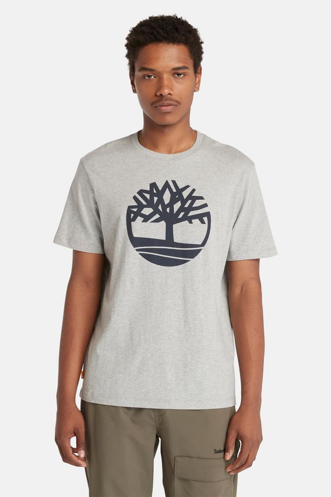 טי שירט הדפס לוגו Timberland לגברים
