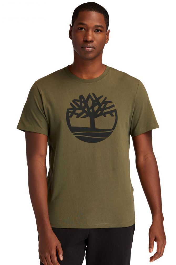 טי שירט הדפס לוגו Timberland לגברים