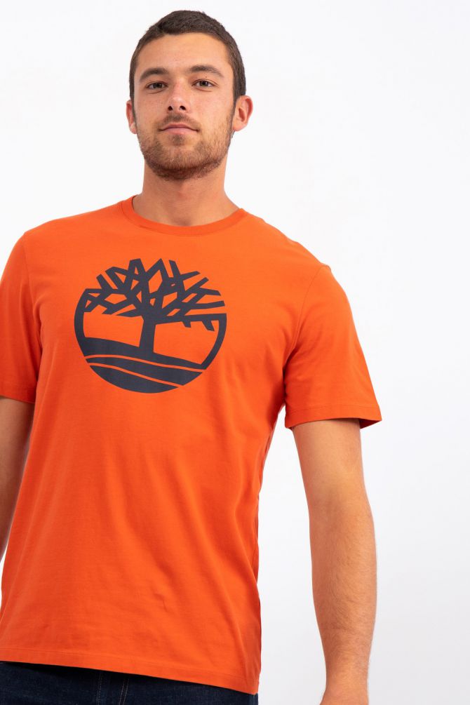 טי שירט הדפס לוגו Timberland לגברים