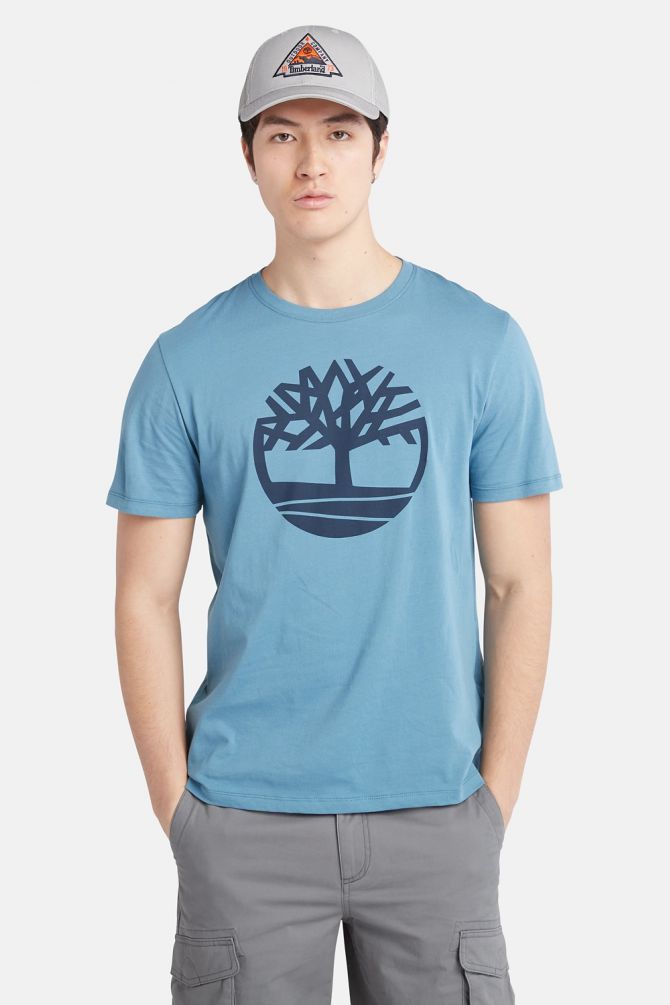 טי שירט הדפס לוגו Timberland לגברים