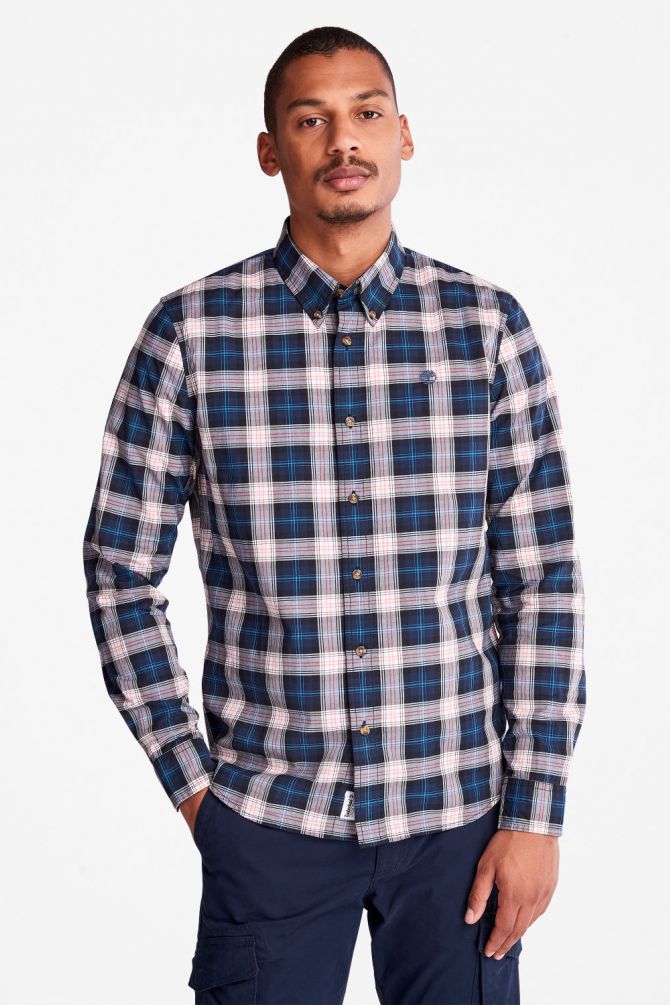 חולצת משבצות מכופתרת