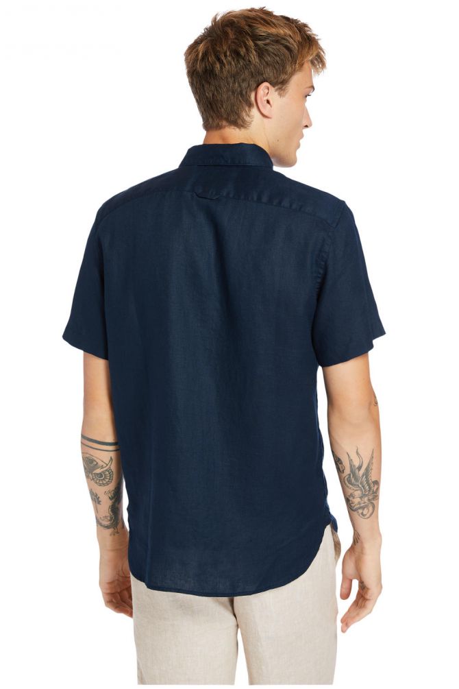 חולצה מכופתרת לגבר MILL RIVER שרוולי קצר