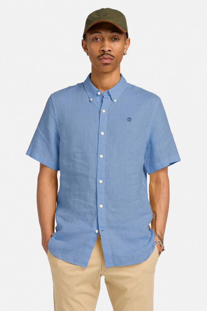 חולצה מכופתרת לגבר MILL RIVER שרוולי קצר