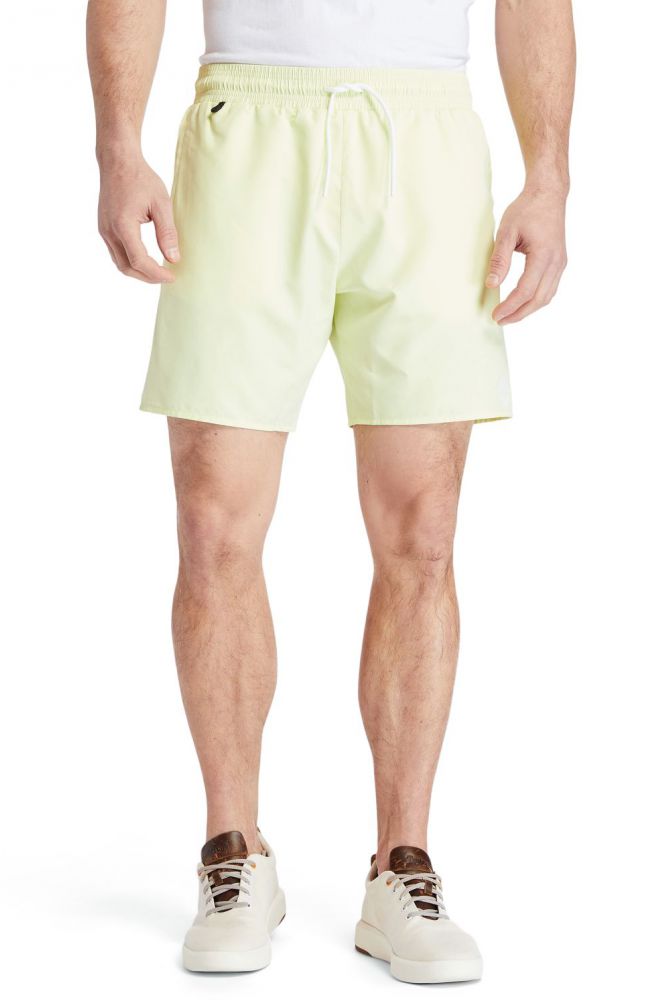 מכנסי בגד ים עם כיסים ולוגו