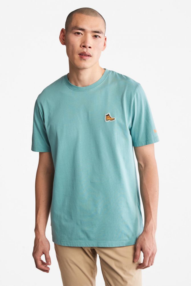 טי שירט לגבר עם פאץ’ YELLOW BOOT