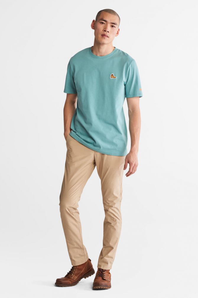 טי שירט לגבר עם פאץ’ YELLOW BOOT