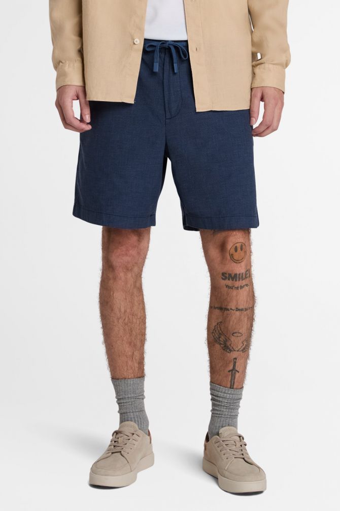 מכנסי ברמודה Timberland עם שרוך במותן לגברים