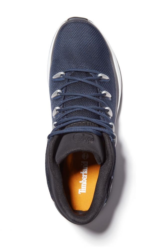 נעלי הרים לגבר EURO SPRINT TREKKER- צבע שחור כחול