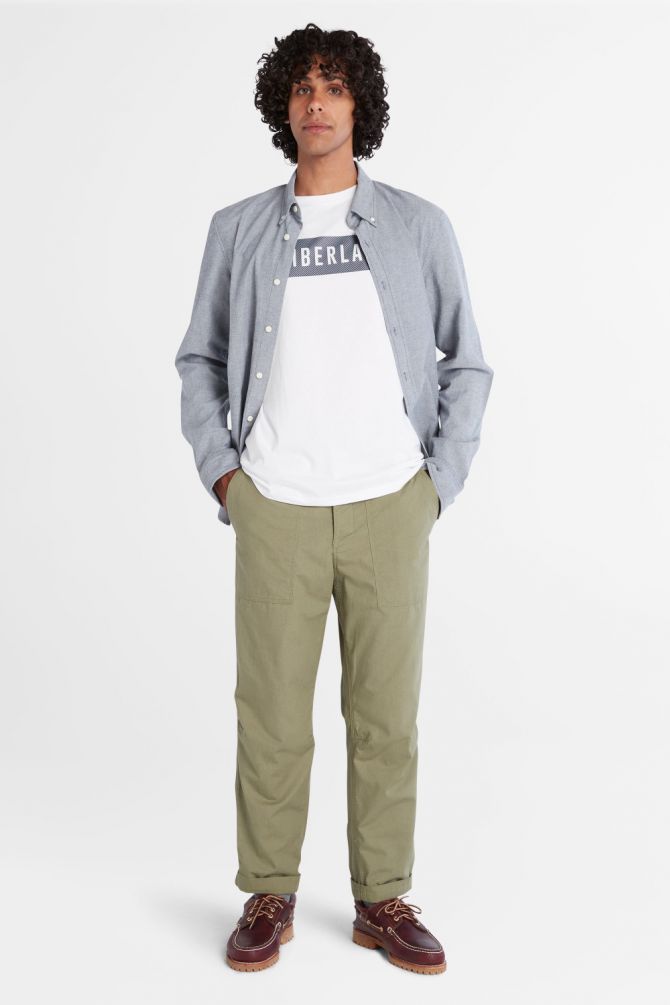 טי שירט טימברלנד מבד ממוחזר