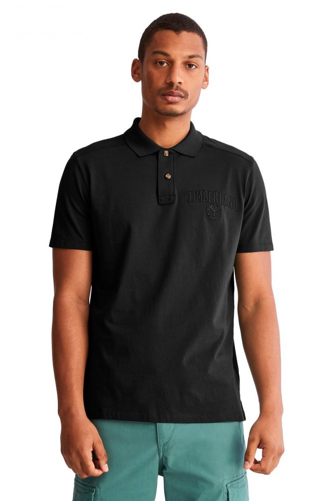 חולצת פולו לגבר עם רקמת לוגו TIMBERLAND