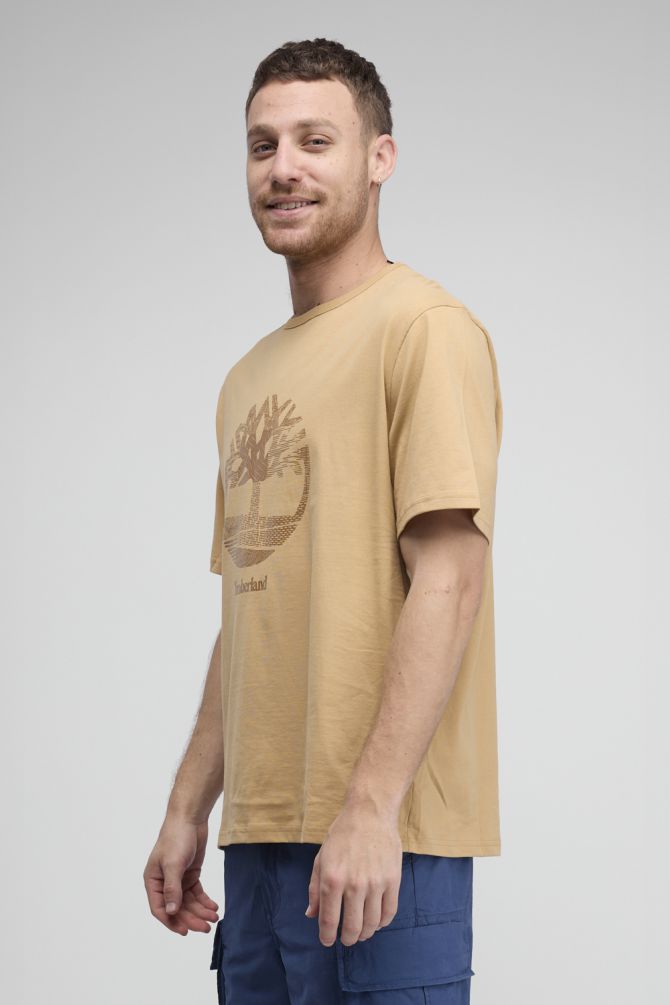 טי שירט Timberland עם הדפס לגברים