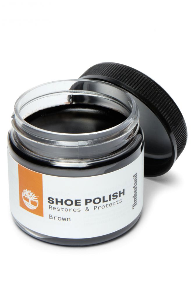 פוליש לנעליים בצבע חום