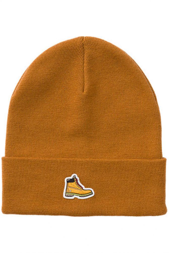 כובע צמר עם פאצ’ Yellow boots טימברלנד