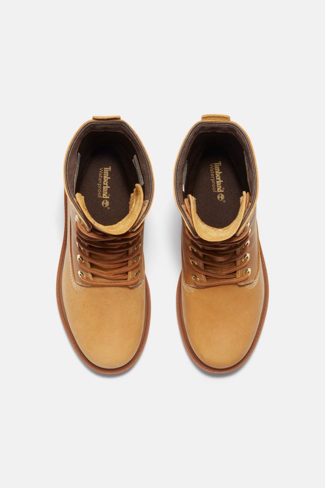 Timberland® Premium 8-Inch Waterproof מגפי נשים פרימיום (עמיד למים)
