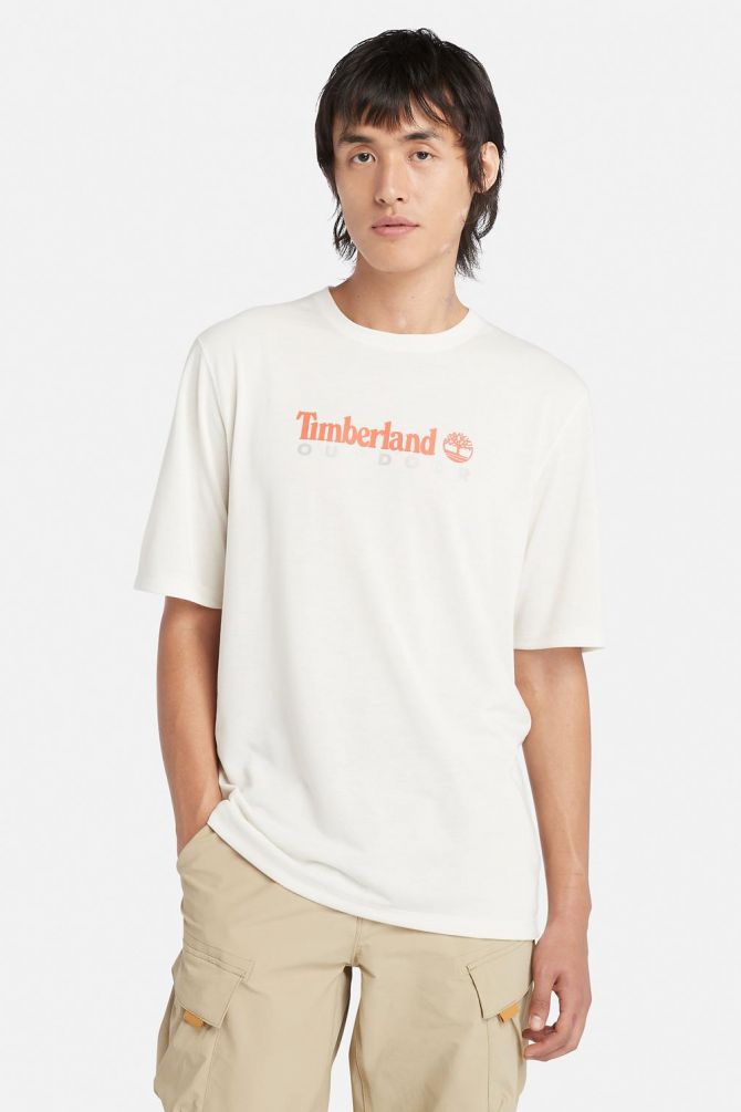 טי שירט Timberland עם הגנת UV לגברים