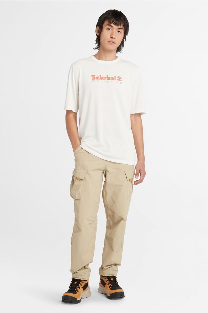 טי שירט Timberland עם הגנת UV לגברים