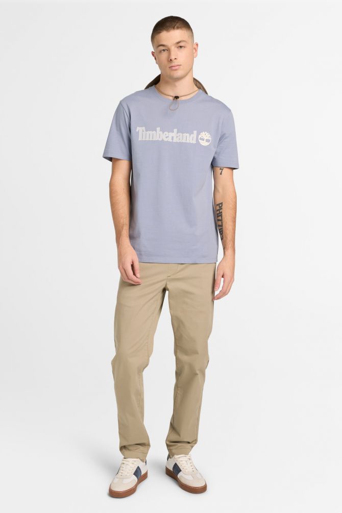 טי שירט לגברים עם הדפס לוגו Timberland®