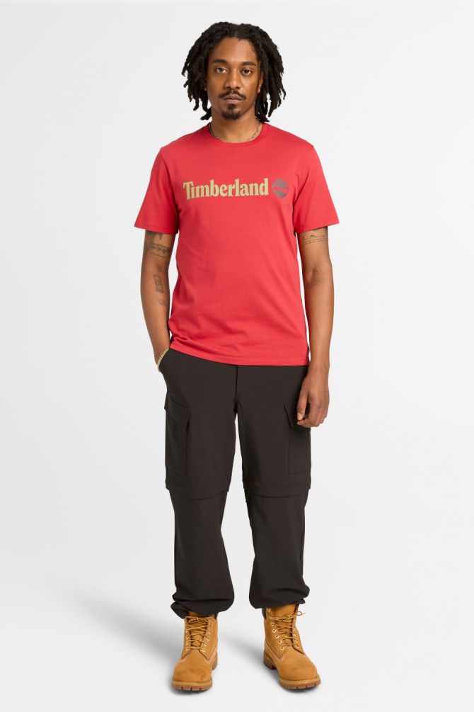 טי שירט לגברים עם הדפס לוגו Timberland®