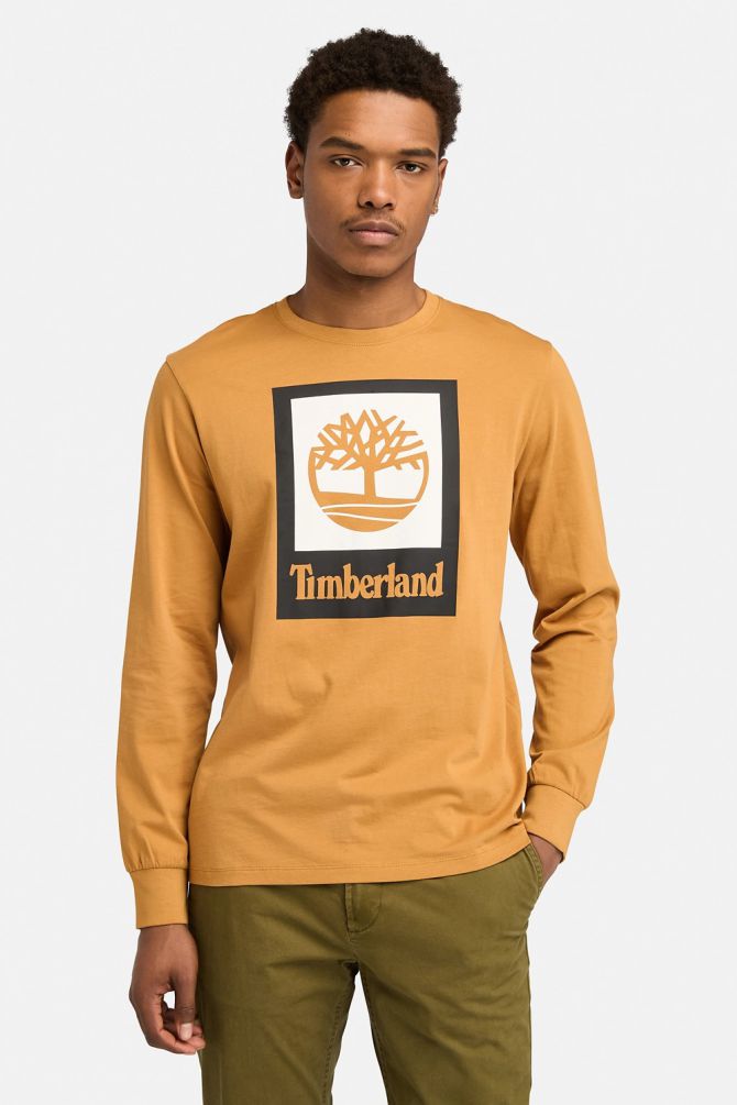 סווטשירט Timberland® ולוגו עץ