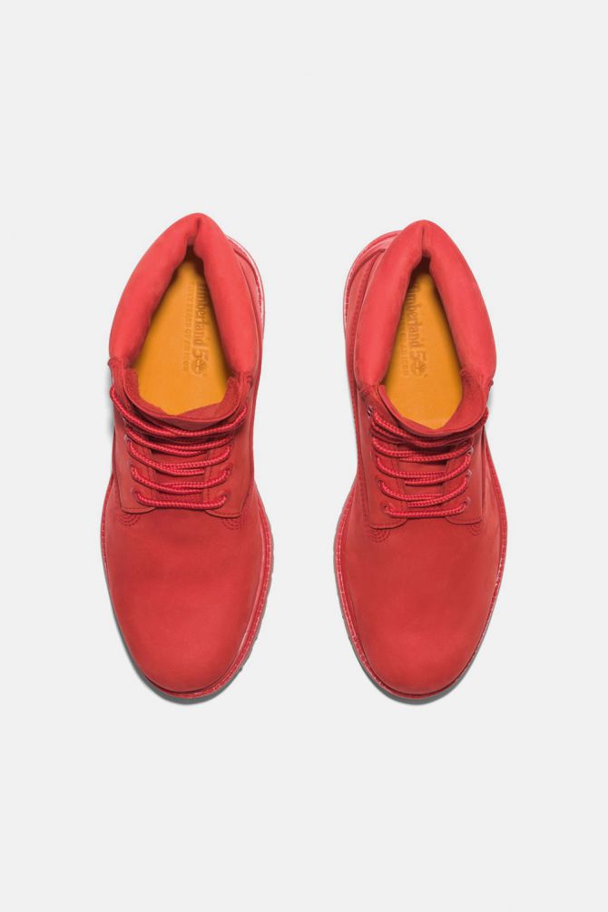 מגפיים 6’ Premium Boot לגברים - בגוון אדום