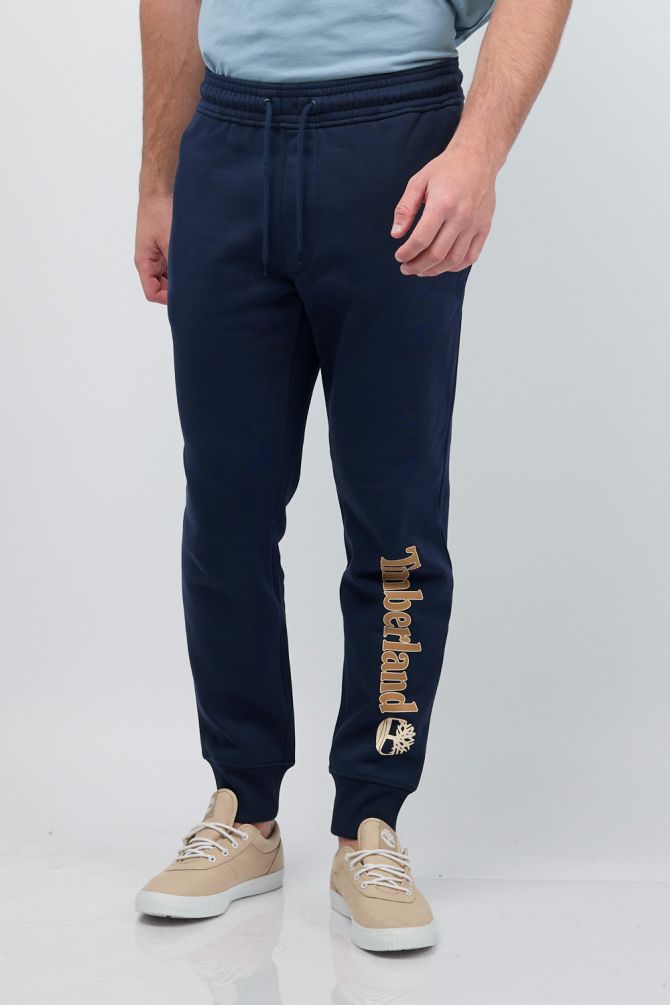 מכנסי טרנינג עם הדפס לוגו טימברלנד על הרגל בחזית