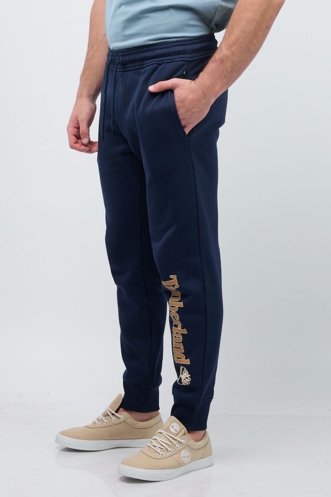 מכנסי טרנינג עם הדפס לוגו טימברלנד על הרגל בחזית