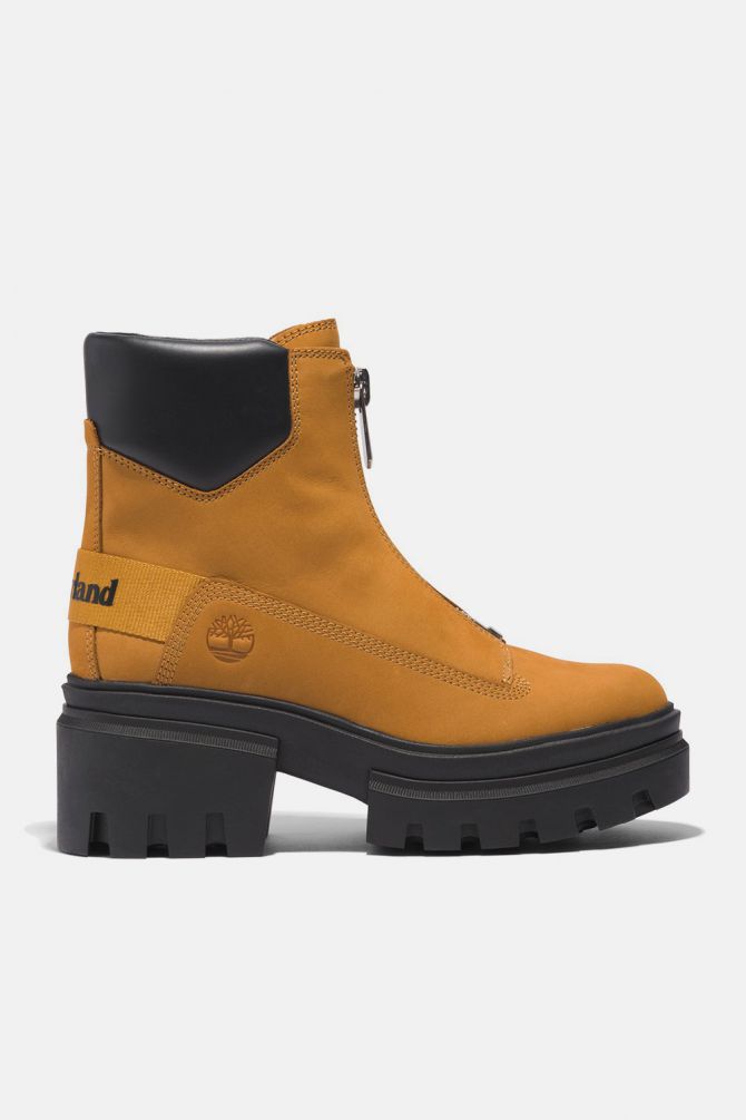 מגפיים Everleigh Front Zip לנשים - בגוון כתום