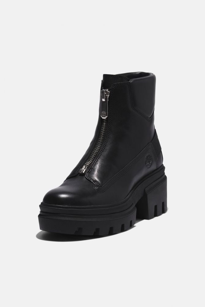 מגפיים Everleigh Front Zip לנשים - בגוון שחור | Emporium